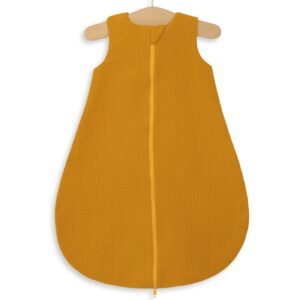 Muslin baby sleeping bag 0-6 months NEWBORN TOG 1.0 - honey yellow