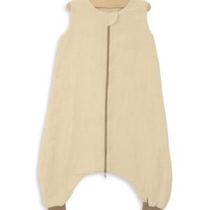 Muslin baby sleeping bag with legs XL 2-4 years for summer TOG 1.0 - cream