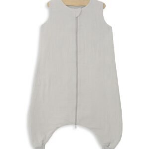 Muslin baby sleeping bag with legs XL 2-4 years for summer TOG 1.0 - grey