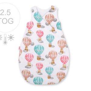 Sleeping bag 75 cm all-season with warming- colorful balloons
