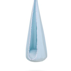 Hanging swing hammock cocoon - blue