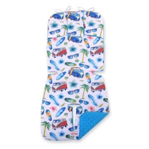 Double-sided cart insert BOBONO - bus/ turquoise