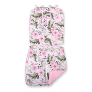 Double-sided cart insert BOBONO -  peony flower pink/pink