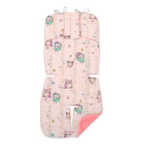 Double-sided cart insert BOBONO - owls cream-mint